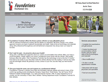 Tablet Screenshot of foundationsfootwear.com